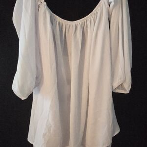 Fashion Nova Elegant White Blouse